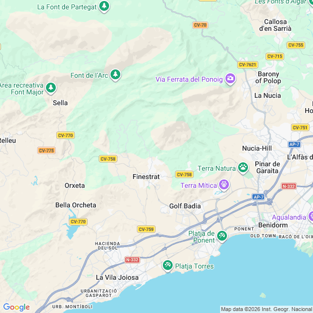 Approximate location