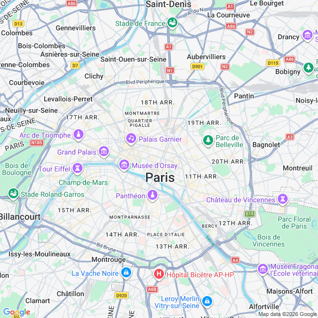 Approximate location