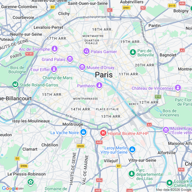Approximate location