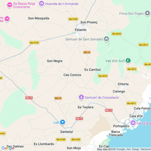 Approximate location