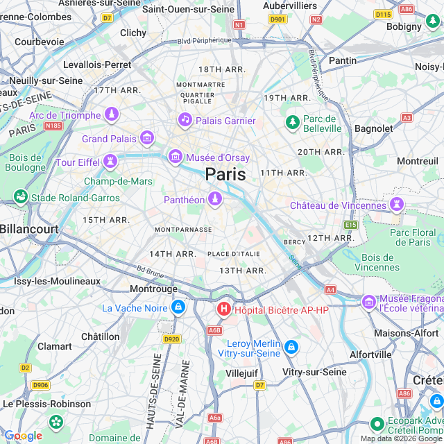 Approximate location