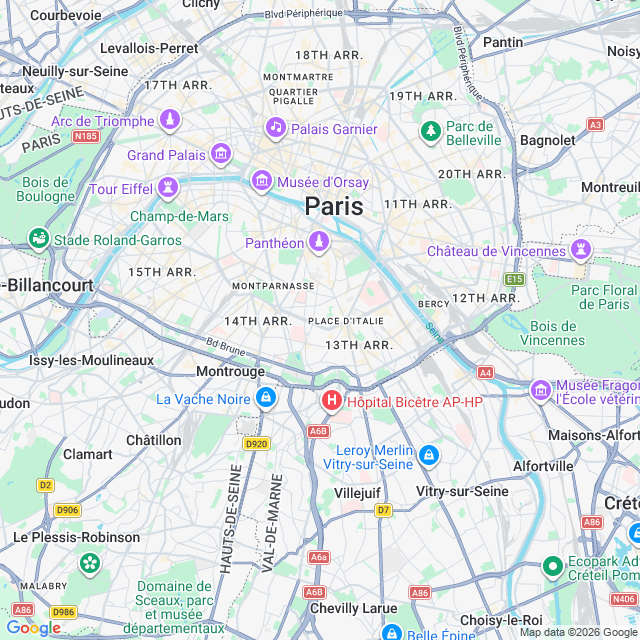 Approximate location