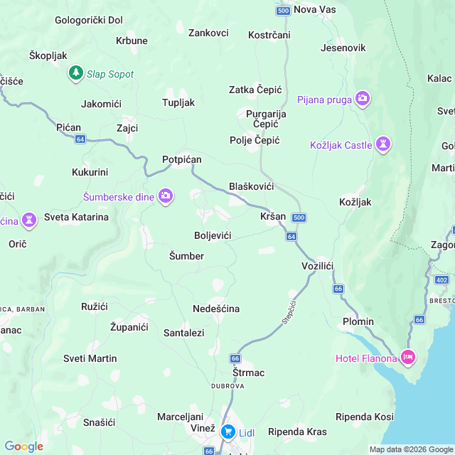 Approximate location