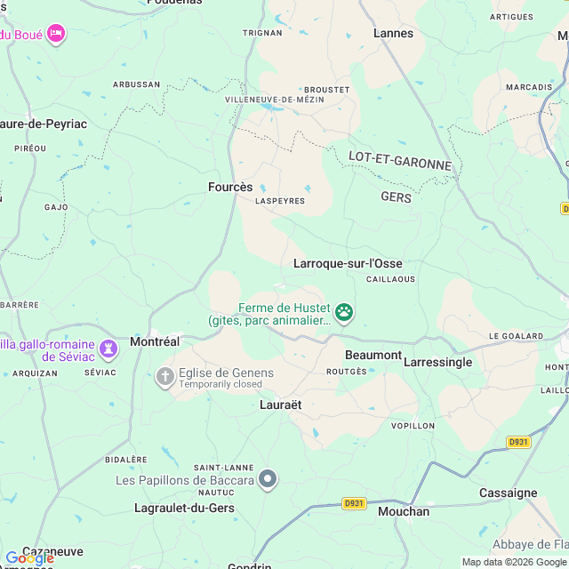 Approximate location