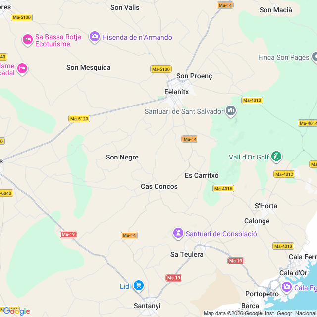 Approximate location
