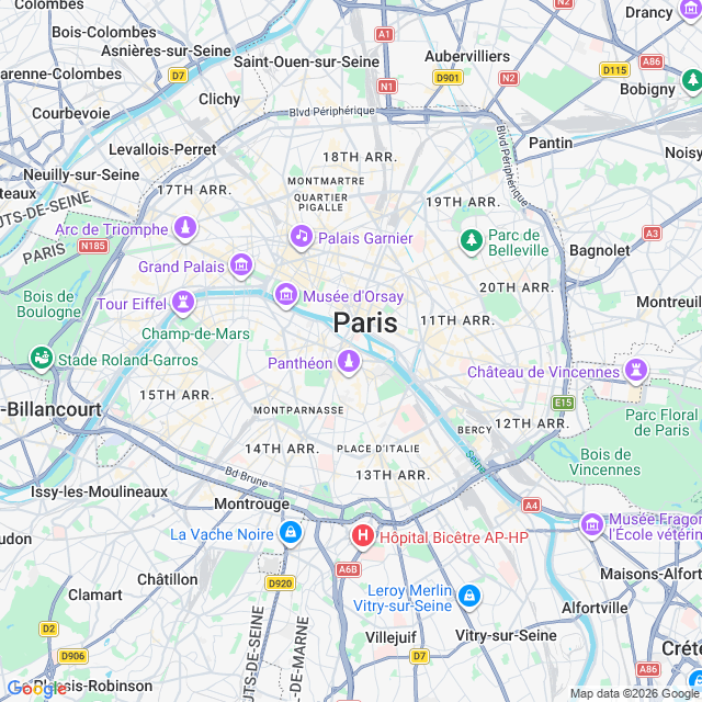 Approximate location