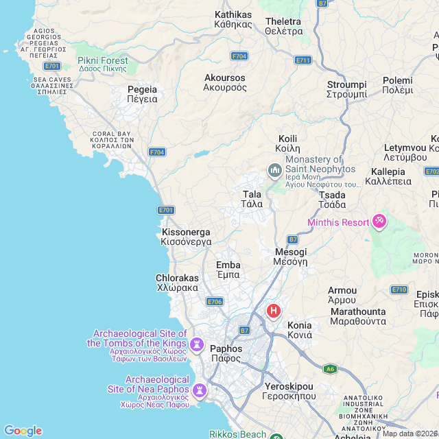 Approximate location