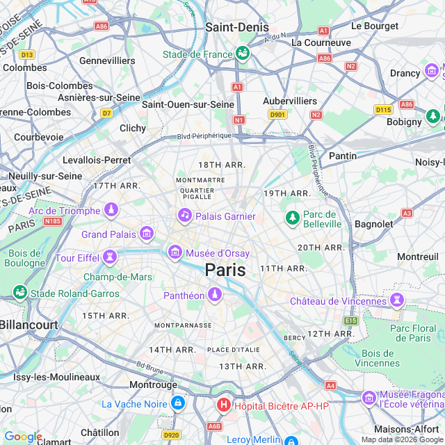 Approximate location