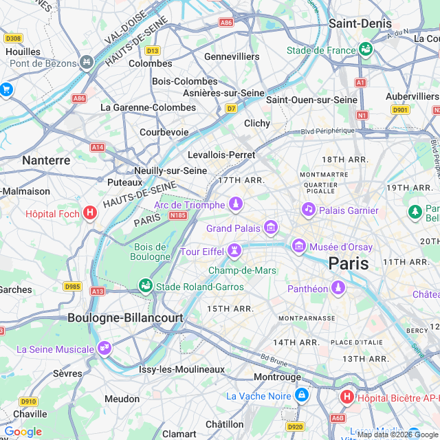 Approximate location