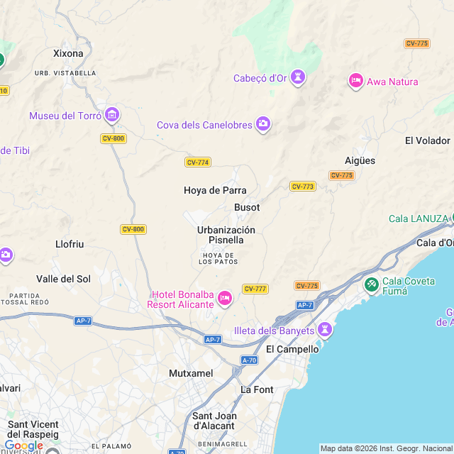 Approximate location