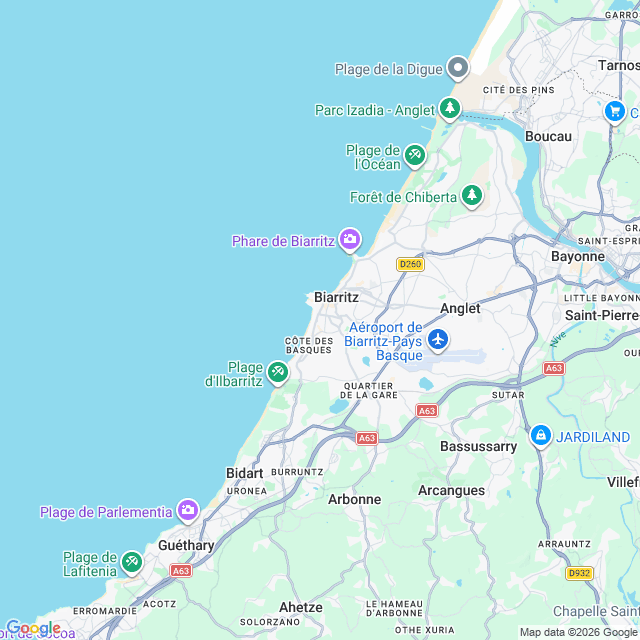 Approximate location