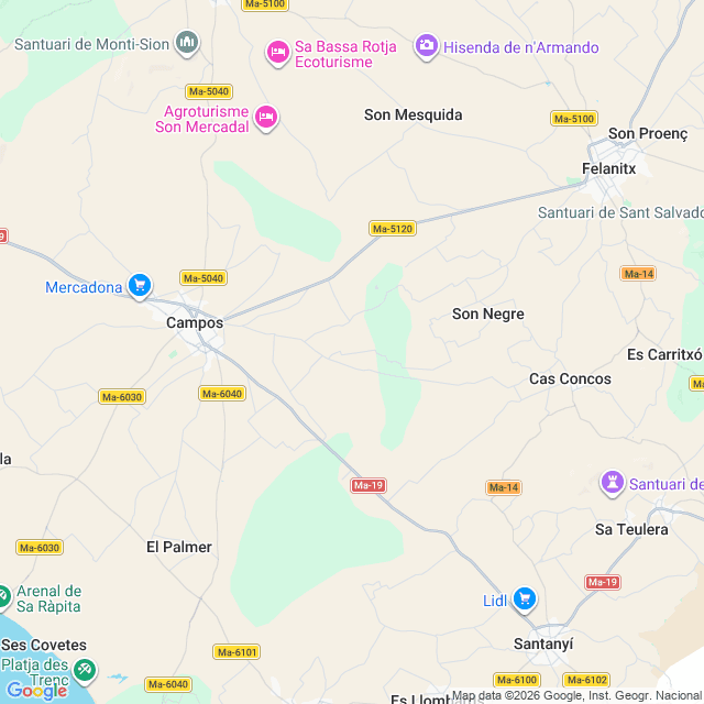 Approximate location