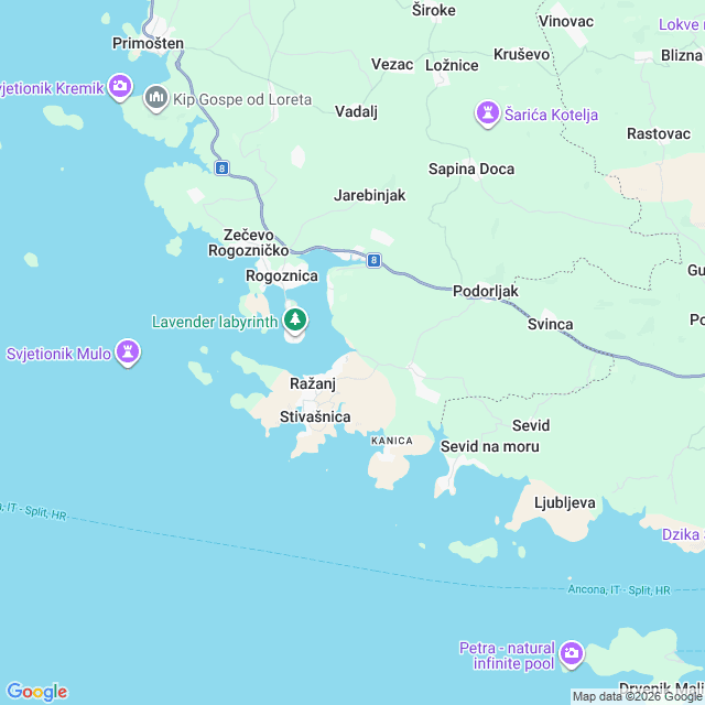 Approximate location
