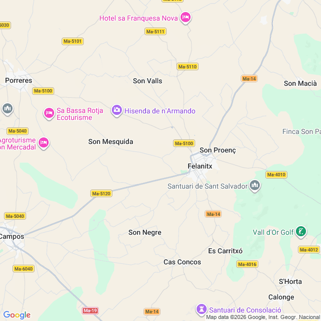 Approximate location