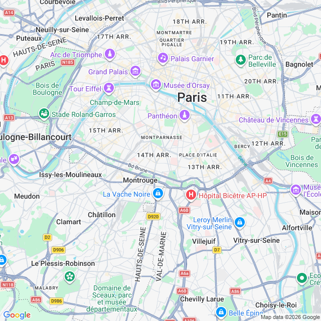 Approximate location