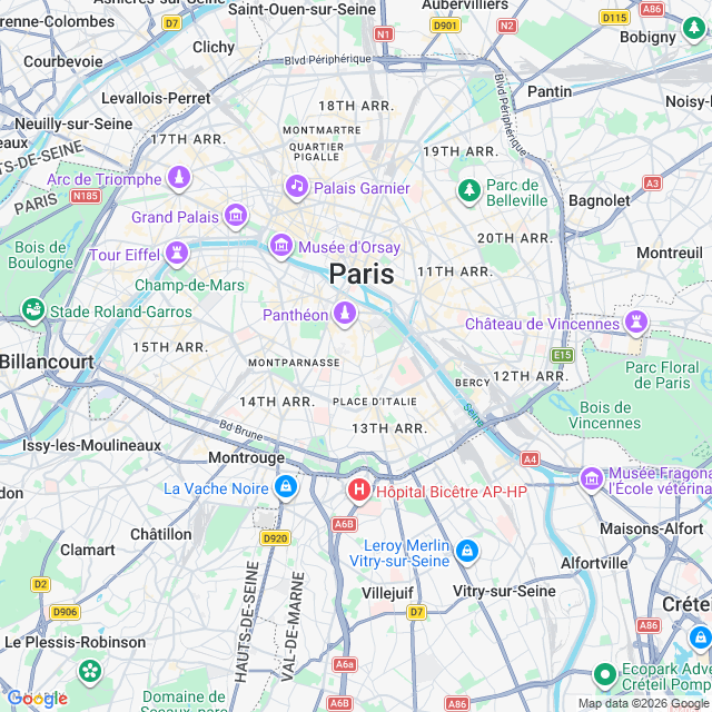 Approximate location