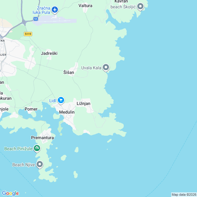 Approximate location