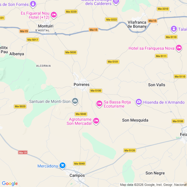 Approximate location