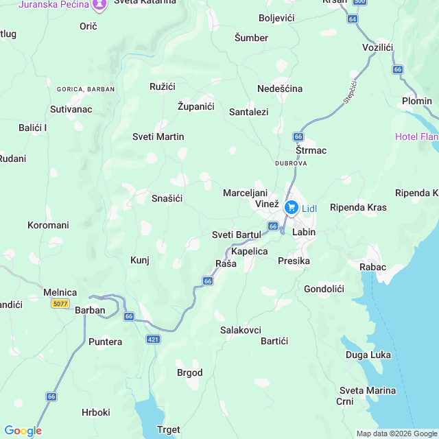 Approximate location