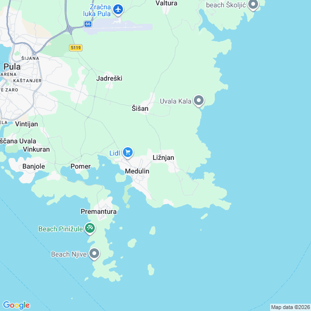 Approximate location