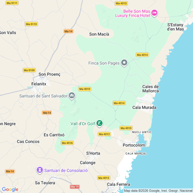 Approximate location