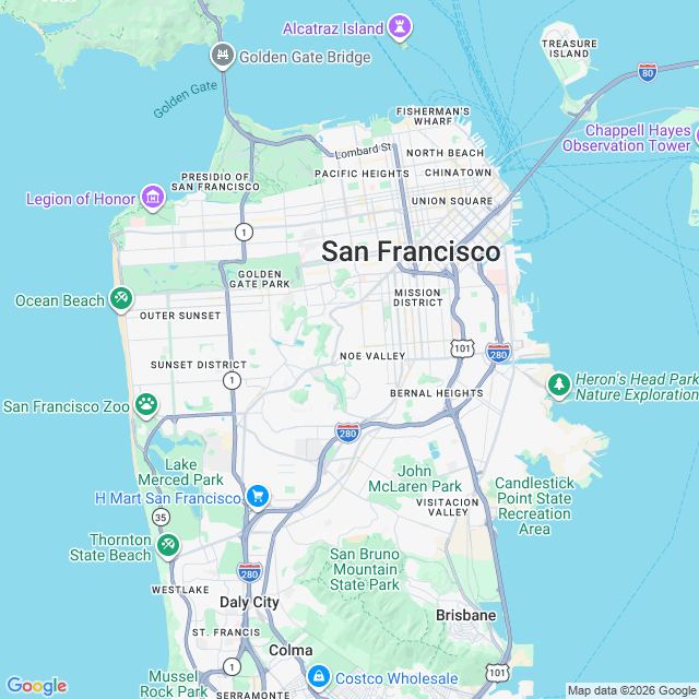 Approximate location
