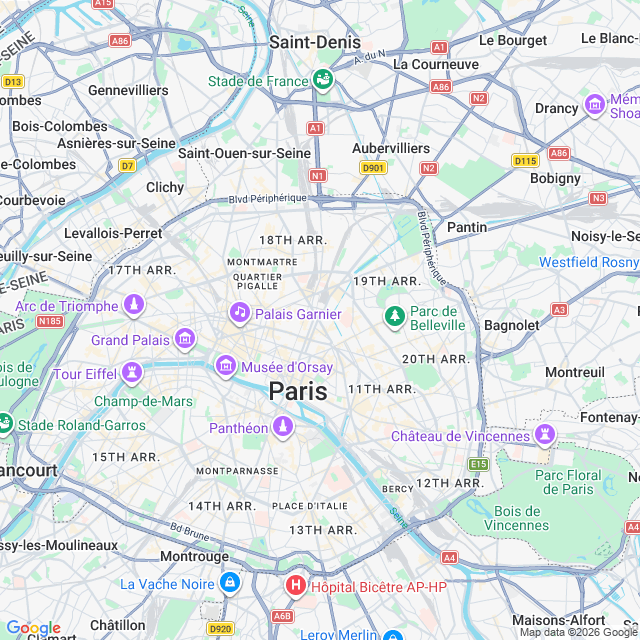 Approximate location