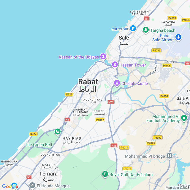 Approximate location