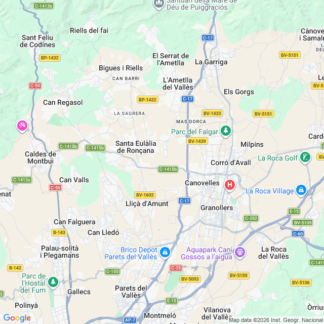 Approximate location