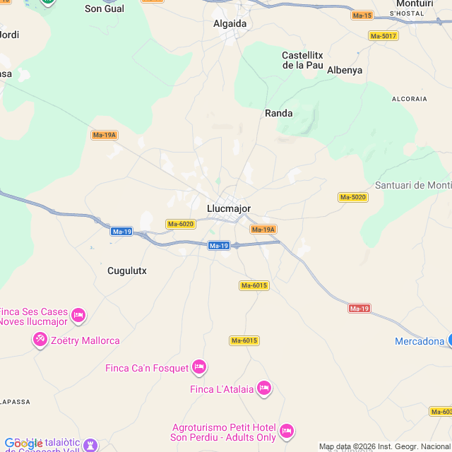 Approximate location