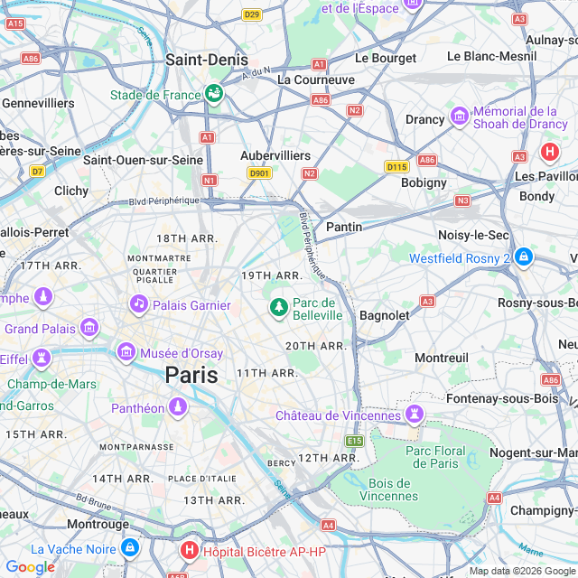 Approximate location