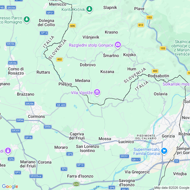 Approximate location