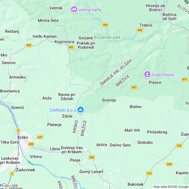 Approximate location
