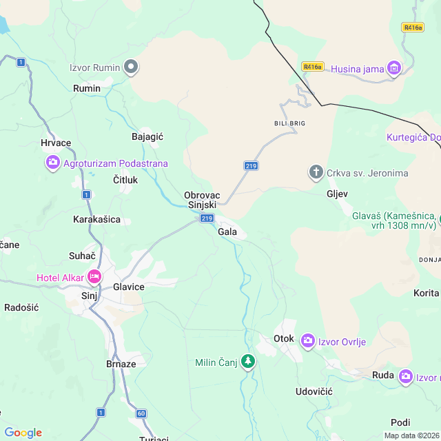 Approximate location