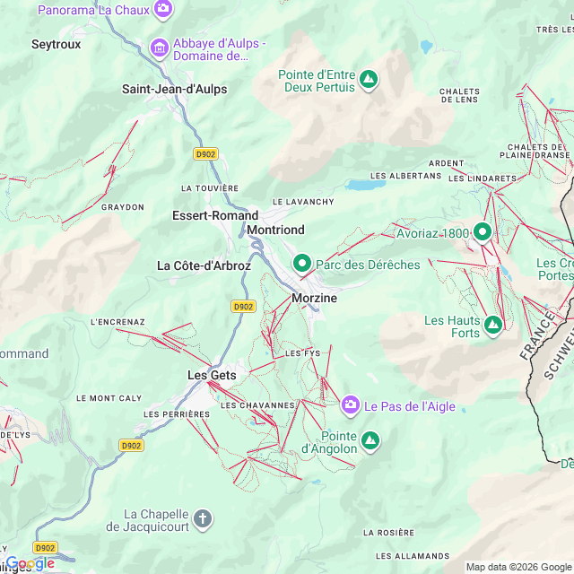 Approximate location