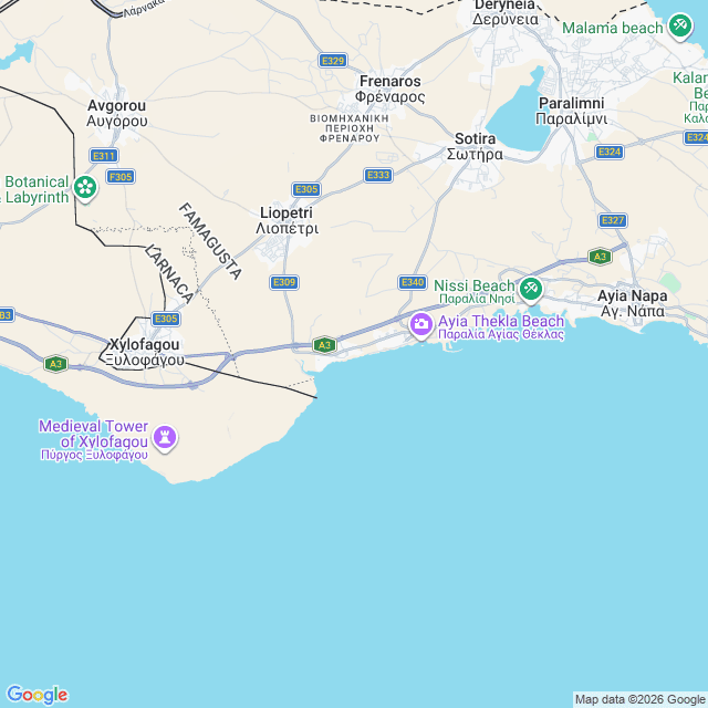 Approximate location