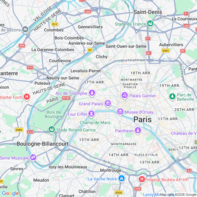 Approximate location
