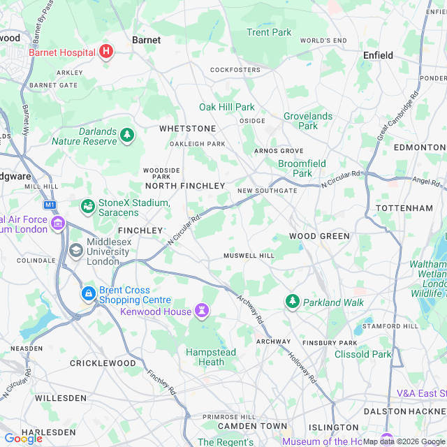 Approximate location