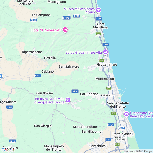 Approximate location