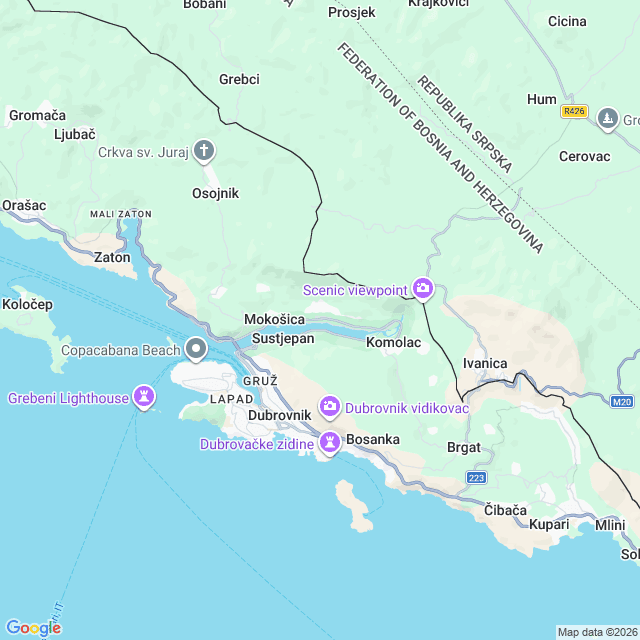 Approximate location
