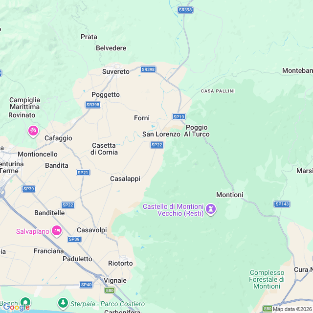 Approximate location