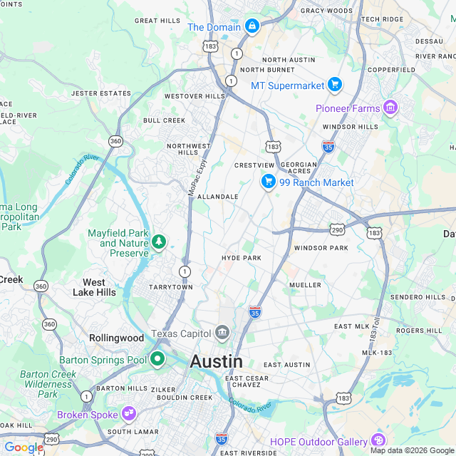 Approximate location