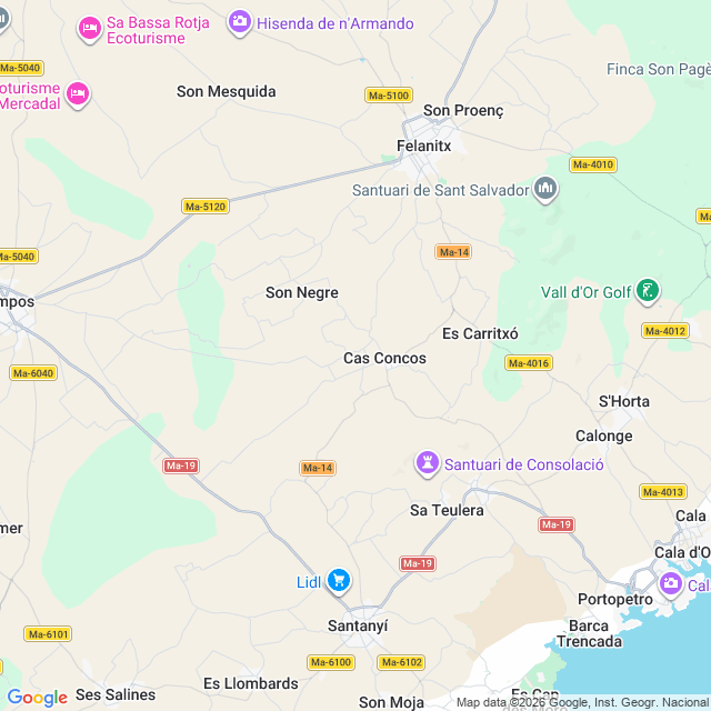 Approximate location