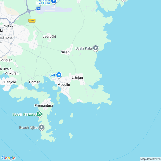 Approximate location