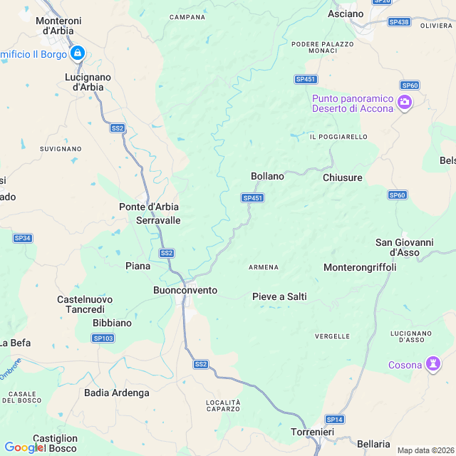 Approximate location