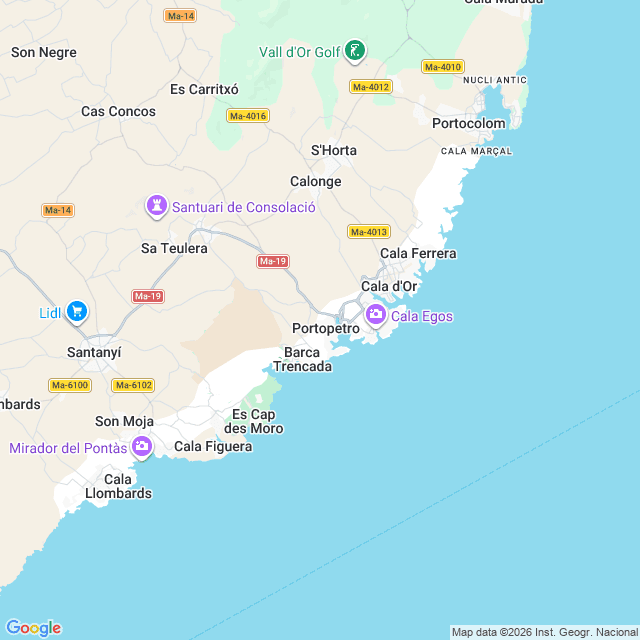 Approximate location