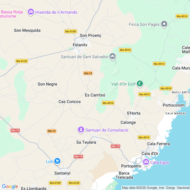 Approximate location