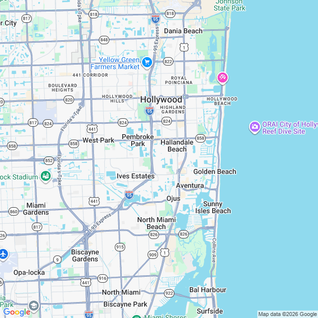Approximate location