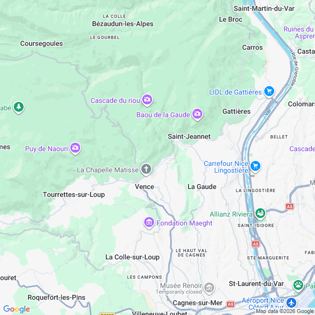 Approximate location