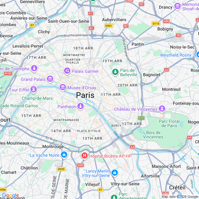 Approximate location